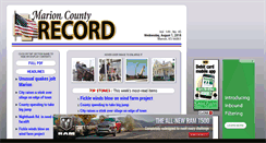 Desktop Screenshot of marionrecord.com